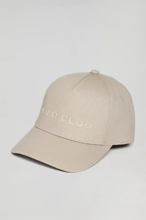 Polo Club® Boné Bege Com Logo Engomado E Print