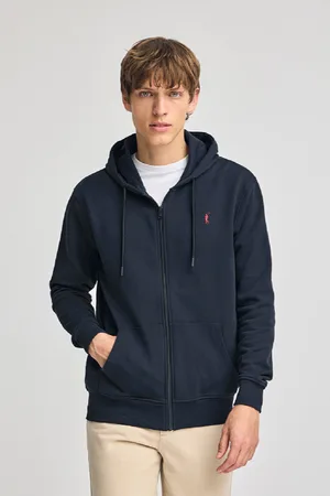 Polo Club® Sweatshirt Com Capuz E Fecho De Correr Com Logo Rigby Go