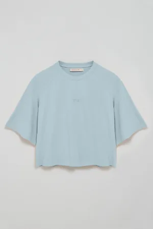 Polo Club® T-Shirt Azul Clara Danae Com Logo Bordado