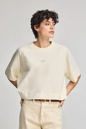 Polo Club® T-Shirt Cor Crua Danae Com Logo Bordado