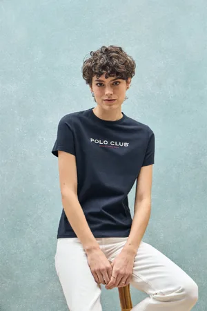 Polo Club® T-Shirt Básica Com Logo Engomado