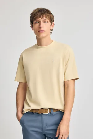 Polo Club® T-Shirt Cor De De Algodão E Linho Com Bordado Rigby Go