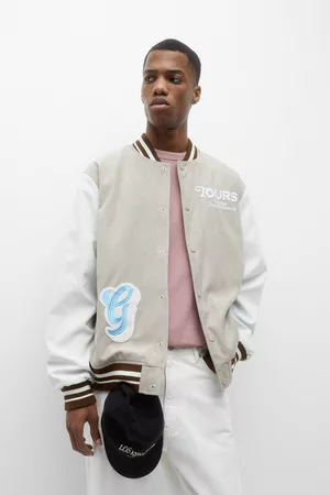 Pull&Bear Casaco Bomber Camurça