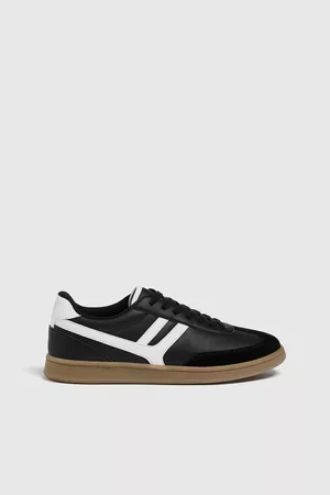 Pull&Bear Mulher Sapatos Vintage - Sapatilhas Retro Com Contraste