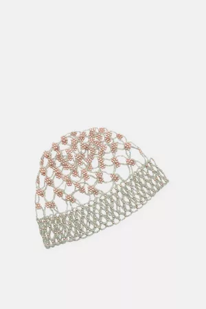 Pull&Bear Mulher Chapeus, Bonés e Gorros - Casquete Com Beading