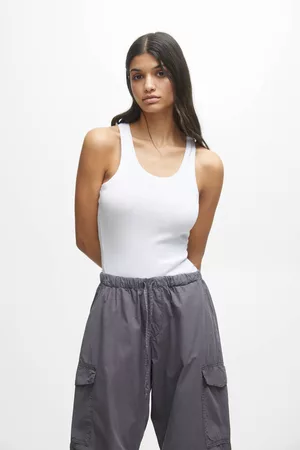 Pull&Bear Mulher Tops de Cavas - Tank Top Com Alças