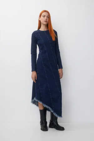 Preços baixos em Vestidos femininos Zara Azul