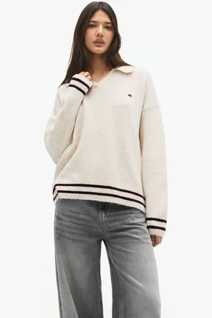 Pull&Bear Sweater Com Colarinho Polo