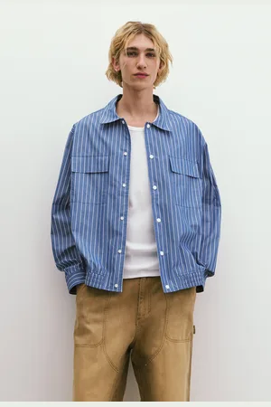 Pull&Bear Camisa Larga Às Riscas