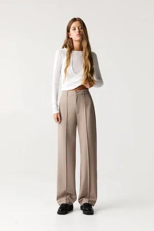 Pull&Bear Calças Elegantes Com Nervuras