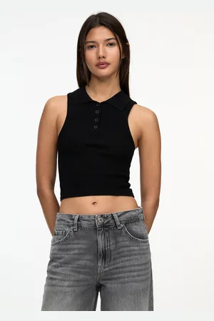 Pull&Bear Top Com Colarinho De Polo