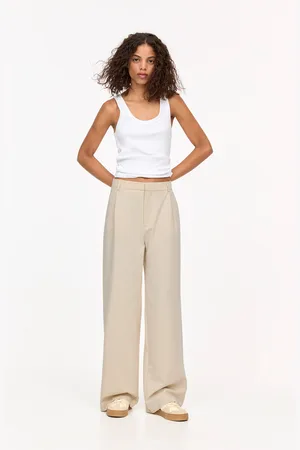 Pull&Bear Calças Elegantes Com Pinças