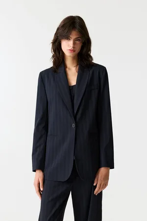 Pull&Bear Blazer Com Costas Abertas Assimétricas