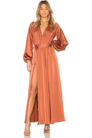 Michael Costello X REVOLVE Eric Gown in - Metallic Copper. Size S (also in XS, XXS).