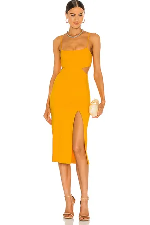 h:ours Haydon Dress in - Yellow. Size S (also in XS, XXS).