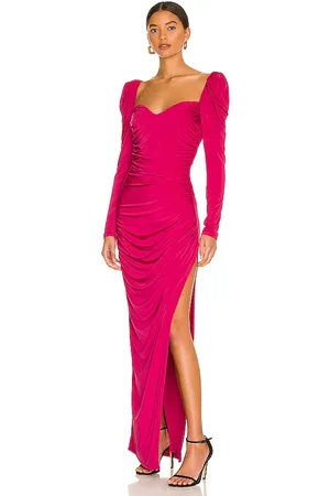 MAJORELLE Sweetheart Gown in - Fuchsia. Size XS (also in XXS).