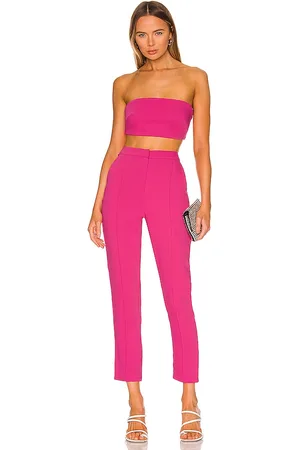 superdown Remy Bandeau Pant Set in - Fuchsia. Size L (also in XXS).