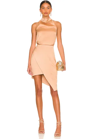 ELLIATT Camo Dress in - Metallic Neutral. Size L (also in M).