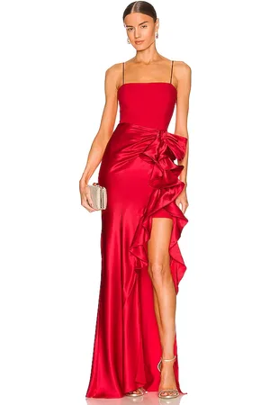 Cinq A Sept Drina Gown in - Red. Size 10 (also in 2, 4, 6, 8).