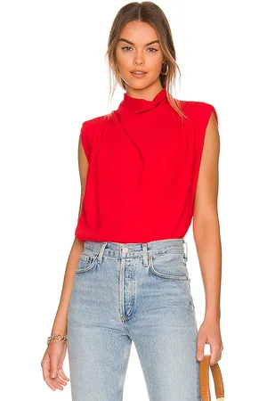 Amanda Uprichard X REVOLVE Sleeveless Fabienne Top in - Red. Size L (also in M, S, XL, XS).