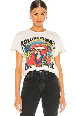 Madeworn The Rolling Stones Tee in White in - White. Size M (also in S, XS).