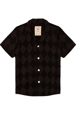 Oas Shirt in - Black. Size L (also in M, S, XL/1X, XS).