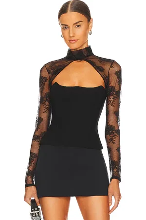 FLEUR DU MAL Bouquet Lace Shrug in - . Size L (also in M, S, XS).