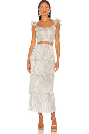 Saylor Gianna Set in - Metallic Silver. Size XS (also in L, M).