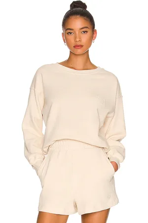 WellBeing + BeingWell Goldie Sweatshirt in - Cream. Size L (also in M, S, XL, XXS).
