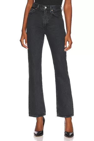 AGOLDE High Rise Vintage Boot in - Black. Size 24 (also in 23, 25, 26, 27, 28, 29, 30, 31, 32, 33, 34).