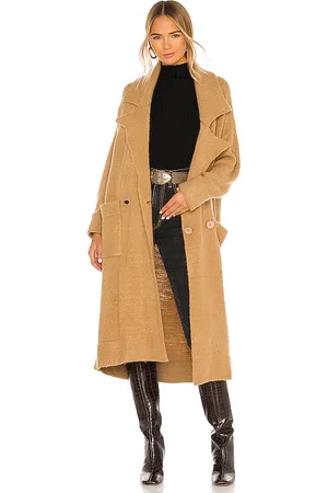 Show Me Your Mumu Melrose Sweater Jacket in - Tan. Size L (also in M, S, XL).