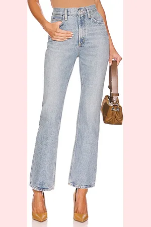 AGOLDE High Rise Vintage Boot in - Blue. Size 31 (also in 32, 33, 34).