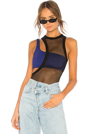 h:ours Sutra Bodysuit in - Blue. Size M (also in S, XL, XS, XXS).