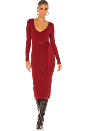 House of Harlow X REVOLVE Aaron Knit Dress in - Red. Size L (also in M, S, XL, XS, XXS).