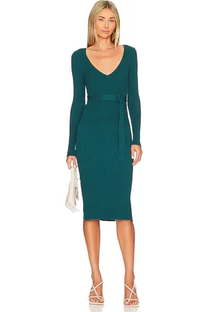 House of Harlow X REVOLVE Aaron Knit Dress in - Teal. Size L (also in M, S, XL, XS, XXS).