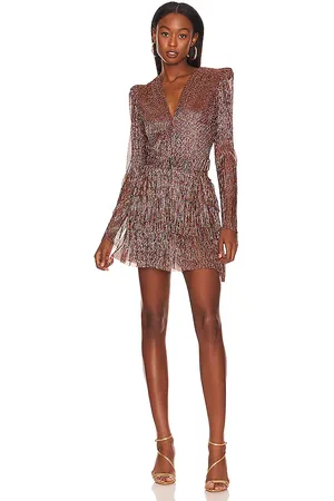 Sabina Musayev X REVOLVE Solana Dress in - Metallic . Size L (also in M, XL).