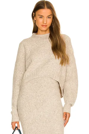 SNDYS Late Lunch Sweater in - Beige. Size XXL (also in L, M, S, XL, XS, XXS).