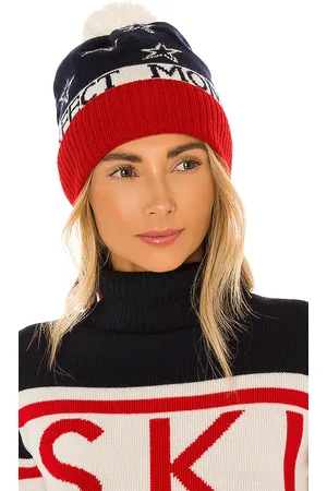 Perfect Moment PM Star Beanie in - Navy. Size all.
