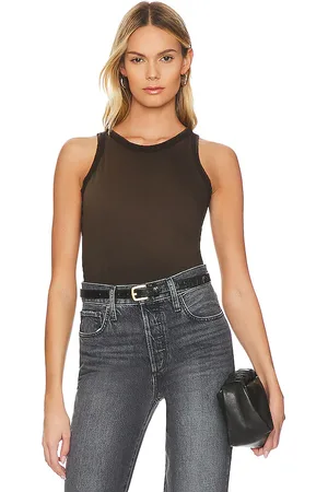 Cotton Citizen Standard Tank in - Chocolate. Size M (also in S, XS).