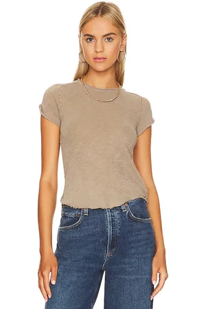 Free People X We The Free Be My Baby Top in - Beige. Size L (also in XS).