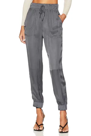 Bella Dahl High Waist Jogger in - Charcoal. Size L (also in M, S, XS).