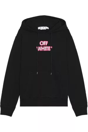 OFF-WHITE Emotion Neon Slim Hoodie in - Black. Size L (also in M, S, XL).