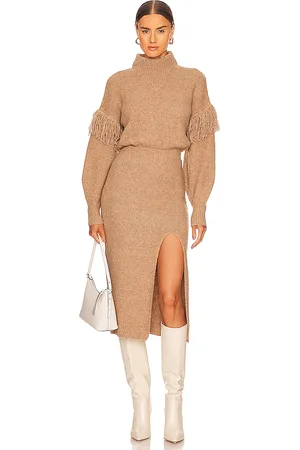 Saylor Angelle Sweater Dress in - Cream. Size L (also in M, S).