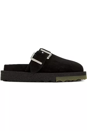 OFF-WHITE Suede Clogs in - Black. Size 40 (also in 41, 42, 43, 44, 45).