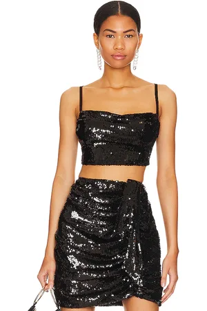OW Sequin Top in - Black. Size S (also in XS).
