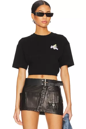 OFF-WHITE Mulher Camisas Casual - Flower Arrow Casual Tee in - Black. Size M (also in XS, S, L).