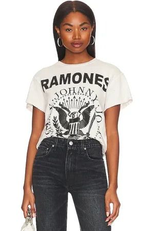 Madeworn Ramones Tee in - White. Size L (also in M, S, XL, XS).