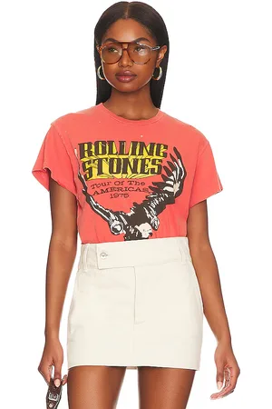 Madeworn The Rolling Stones Tee in - Red. Size M (also in S, XL, XS).