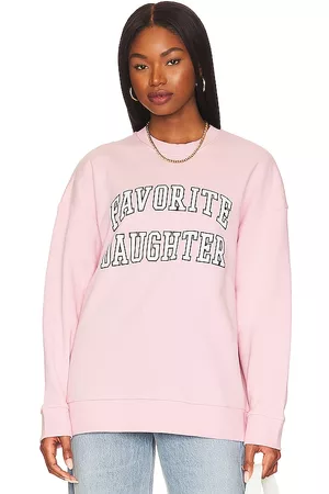Favorite Daughter Mulher Sweatshirts - Collegiate Sweatshirt in - Pink. Size L (also in XS, S, M, XL).