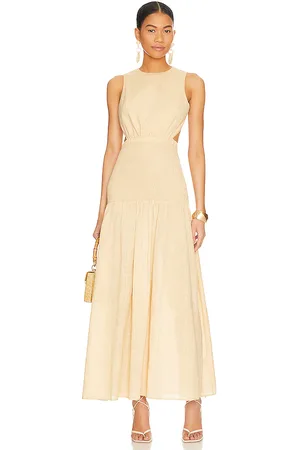 SNDYS X REVOLVE Lottie Dress in - Beige. Size L (also in M, S, XL, XS, XXL, XXS).